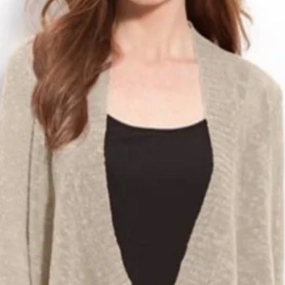 Eileen Fisher Cropped Open Cardigan